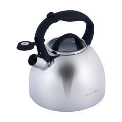Чайник 2.7л з нержавіючої сталі зі свистком та бакелітовою ручкою Kamille KL226374 Нова Каховка