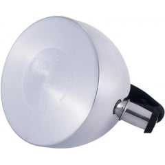 Чайник з нержавіючої сталі зі свистком 2.7 л з чорною ручкою Kamille DP91365 Дубно