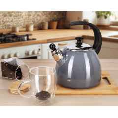 Чайник для плиты Boiling Water 2,5л grey Kamille DP262133 Ладан