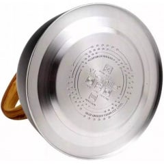 Чайник для плиты из нержавеющей стали 3л black Kamille DP262113 Ромны