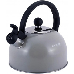 Чайник для плиты Young Leaf из нержавеющей стали 2,5л grey Kamille DP262107 Каменское
