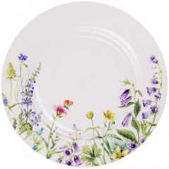 Набор обеденных тарелок BonaDi Цветочный 27 см Разноцветный 6 шт DP231045 Ясногородка