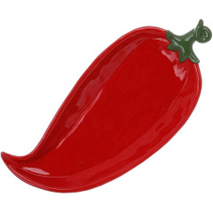 Тарелки BonaDi Ceramic Red Pepper 33х15 см Красный 2 шт DP231017 Братское