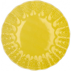 Набір круглих тарілок BonaDi Yellow 30 см Жовтий 6 шт DP230994 Генічеськ