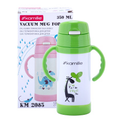 Детская термо-бутылка Kamille 350 мл Green (KL225598) Молочанск