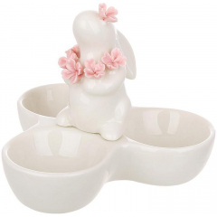 Тарелка-подставка на 3 яйца Bona Bunny 12 см Белый DP261433 Киев