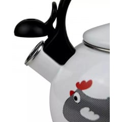 Емальований чайник для плити Chickens із нержавіючої сталі 2,2л Kamille DP262120 Київ