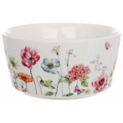 Порцелянові салатники BonaDi Квітник 800 мл Різнокольоровий 6 шт DP231090 Київ