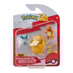 Фігурки ігрові Pokemon Charmander-Galarian Darumaka-Psyduck W19 Різнокольоровий 3 шт KD229666 Буча