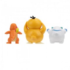 Фігурки ігрові Pokemon Charmander-Galarian Darumaka-Psyduck W19 Різнокольоровий 3 шт KD229666 Буча