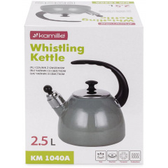 Чайник для плиты Boiling Water 2,5л olive Kamille DP262131 Дзензелевка