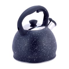 Чайник Black 2л из нержавеющей стали со свистком и нейлоновой ручкой для индукции и газа Kamille KL226371 Киев