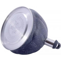 Чайник для плиты Black Marble из нержавеющей стали 3л Kamille DP262135 Прилуки