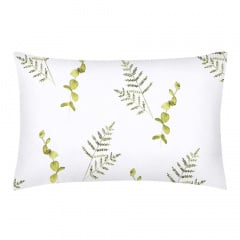 Евро наволочка COSAS GREEN FOLIAGE Ранфорс 50х70 см Зеленый Гуляйполе