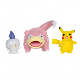 Набор фигурок Pokemon W18 Pikachu Litwick Slowpoke Разноцветный 3 шт KD228130