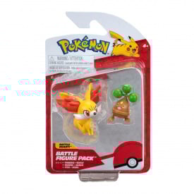 Мини игровая фигурка Pokemon Fennekin and Bonsly 5 см Разноцветный 2 шт KD228839