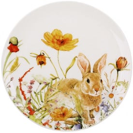 Набір тарілок Bona Bunny in Flowers 20 см Різнокольоровий 2 шт DP261392