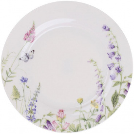 абір десертніх тарілок BonaDi Квітковий 19 см Різнокольоровий 6 шт DP231043