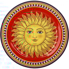 Порцелянова тарілка Bona Sun 27 см Різнокольоровий DP262883