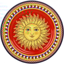 Набір тарілок Bona Sun 19 см Різнокольоровий DP262886