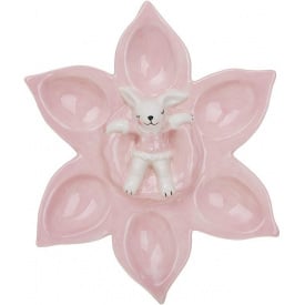 Тарілка-підставка Bona Bunny in Flower 22 см Рожевий DP261442