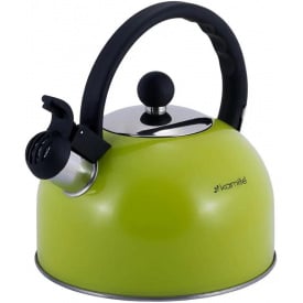 Чайник для плити Young Leaf з нержавіючої сталі 2,5л green Kamille DP262105