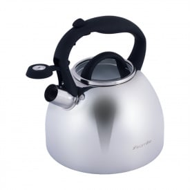 Чайник 2.7л з нержавіючої сталі зі свистком та бакелітовою ручкою Kamille KL226374