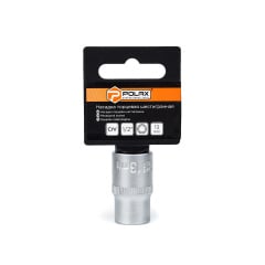Головка торцевая Polax автомобильная шестигранная 13 мм, 1/2", CrV (25-086) Гуляйполе