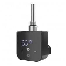 ТЭН для полотенцесушителя OnlyHeat Onyx Black Pro 0.6 кВт скрытый монтаж Черный