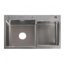 Кухонна мийка Britc HM HS7848LB 78x48x21 см Сірий