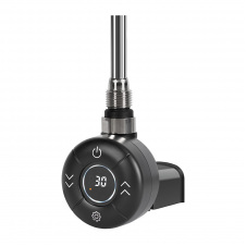 ТЕН для рушникосушки Onlyheat Amber Black Matte Pro Wi-Fi 0.6 кВт прихований монтаж