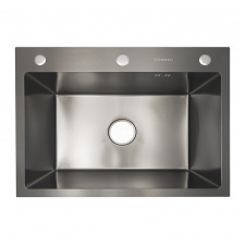 Кухонна мийка Britc HM HS6045 60x45x23 см Сірий