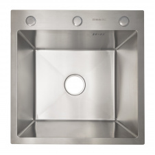 Кухонна мийка Britc HM HS5050 50x50x23 см Сірий