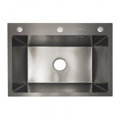 Кухонна мийка Britc HM HS6045 60x45x23 см Сірий Ізмаїл