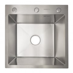 Кухонная мойка Britc HM HS5050 50x50x23 см Серый Талалаевка
