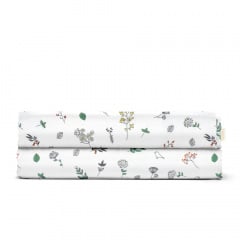 Евро постельное белье Pine CS5 COSAS Зеленый 200х220 см Боярка