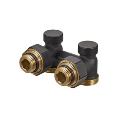 Комплект кранів Arttidesign Бінокль 50 мм чорний (КРАН50ММЧ) Київ