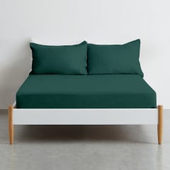Набір наволочки і простирадло 3 шт PINE CS4 Зелений Самбір