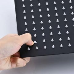 Верхній душ Britc BHS 25х25 см Чорний Миргород