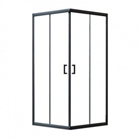 Душова кабіна Britc Orion 80x80 см без піддону Чорний