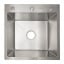 Кухонна мийка Britc HM HS5050 50x50x23 см Сірий Ясногородка