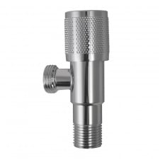 Кран угловой Remi STX 1/2х1/2 дюйм Хром