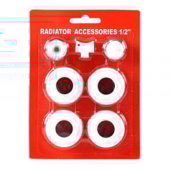 Комплект пробок для алюминиевых радиаторов Veveri FY-001 1/2 дюйм Белый Новояворовск