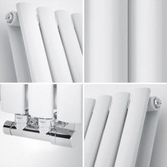 Радиатор дизайнерский Ideale Adele 12 6/1800/354 Белый Броды