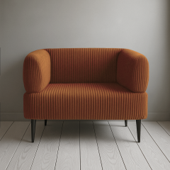 Крісло офісне Tobi Sho Бенно-1 з підлокітниками для офісу, вітальні 1000х720х750 велюр вельвет Lotus 54/BRICK Київ