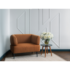 Крісло офісне Tobi Sho Бенно-1 з підлокітниками для офісу, вітальні 1000х720х750 велюр вельвет Lotus 54/BRICK Київ