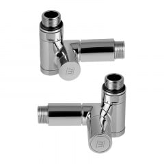 Комплект дизайн кранов под ТЭН Ideale Senso 1/2x1/2 дюйм Хром Киев