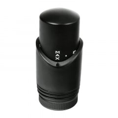 Комплект дизайн кранов с термоголовкой Ideale Duo 1/2x1/2 дюйм Черный Лосиновка