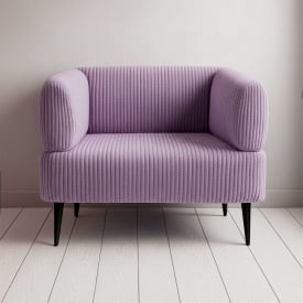 Кресло офисное Tobi Sho Бенно-1 с подлокотниками для офиса, гостиной 1000х720х750 велюр вельвет Lotus 65/LILAC