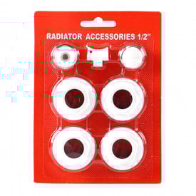 Комплект пробок для алюмінієвих радіаторів Veveri FY-001 1/2 дюйм Білий